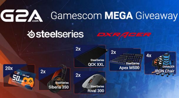G2A Gamescom Mega Giveaway