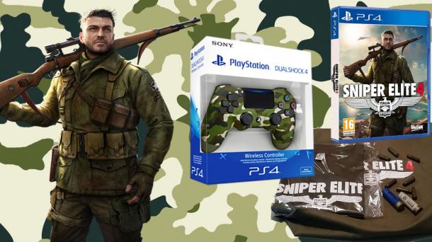 Konkurs: ustrzel kontroler DualShock 4 GREEN CAMMO oraz grę Sniper Elite 4