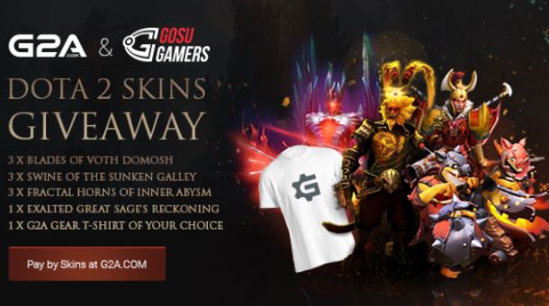 Dota 2 skins giveaway
