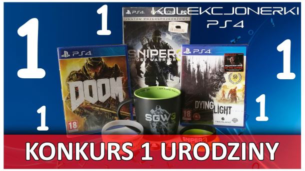 Konkurs: Do wygrania gry na PS4, kubek, koszulka, gumki na analogi i opaski SGW3