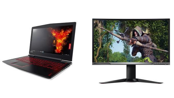 Lenovo Legion Y520 w zestawie z monitorem Lenovo Curved