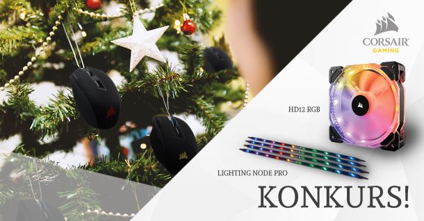 Konkurs: Do wygrania zestaw Corsair Lighting Node Pro RGB i Corsair HD12 RGB