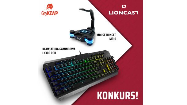 Konkurs: Do wygrania klawiatura i myszka firmy Lioncast