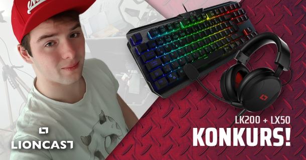 Konkurs: Do wygrania klawiatura i słuchawki od Lioncast