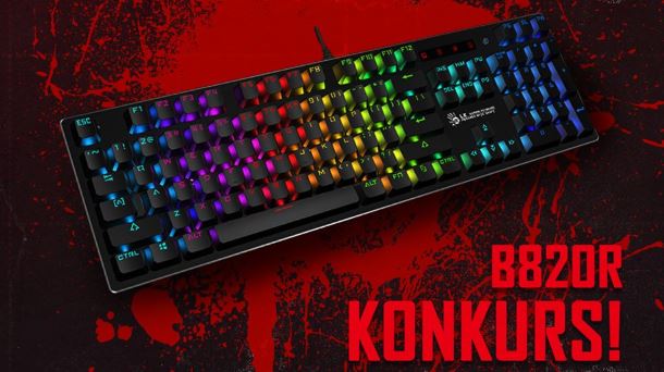 Konkurs: Do wygrania klawiatura Bloody B820R