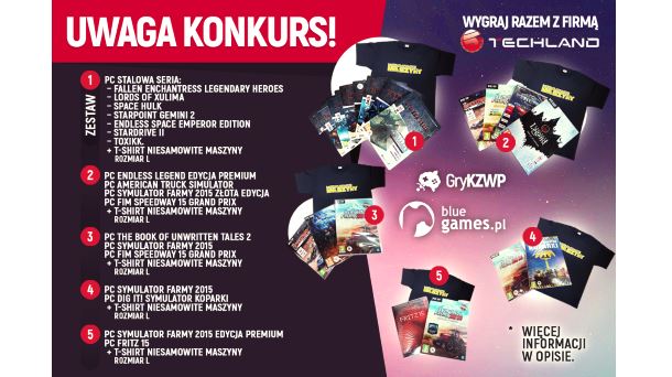 Konkurs: Do wygrania pięć zestawów gier i gadżetów