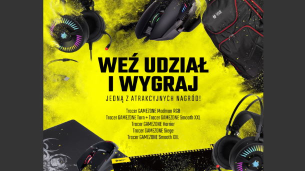 Do wygrania sprzęt sprzęt gamingowy marki Tracer GAMEZONE!